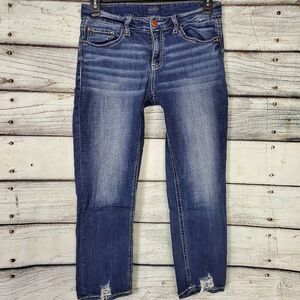 Daytrip Virgo Women’s Jeans Size 30 Distressed Skinny Blue Denim